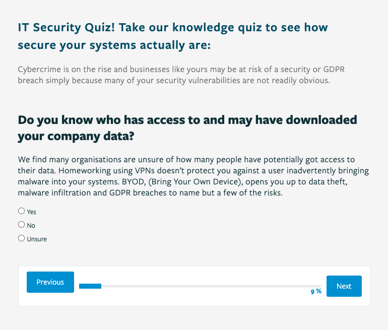 IT Security Quiz