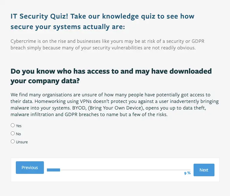 IT Security Quiz